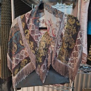 Rayon Scarf with Tassels